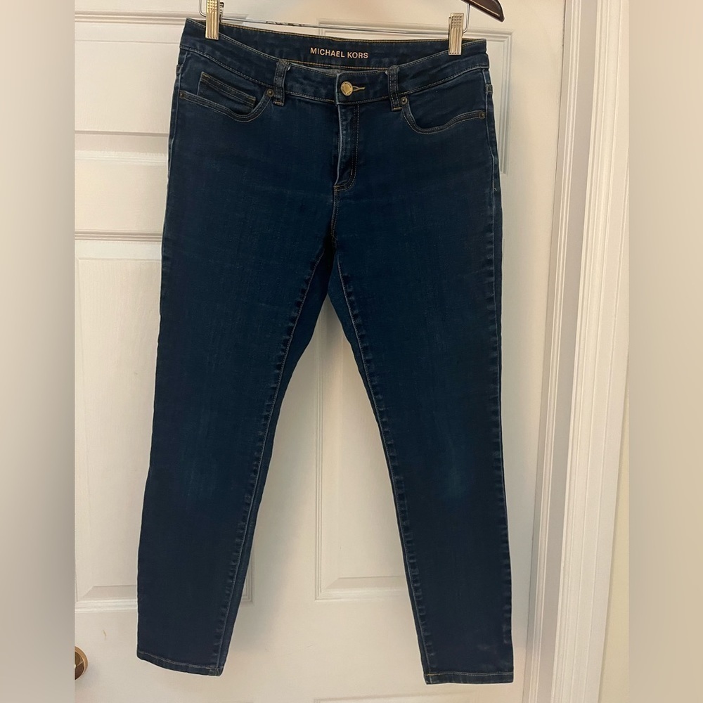 MICHAEL KORS mid rise blue skinny jeans -  women’s size 6